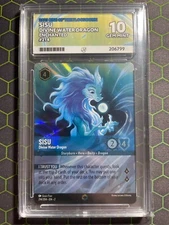 SISU Divine Water Dragon Enchanted 214/204 Disney Lorcana Card ACE Grade 10