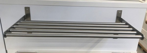 IKEA Acero Inoxidable Cocina Baño Pared Estante Almacenamiento Secado 60cm Ancho