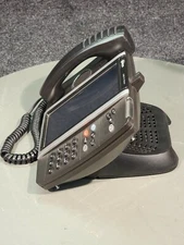 MITEL 5360 IP VOIP PHONE 50005991 w/ 50005521 ACCESSORIES MODULE, 51009841 STAND