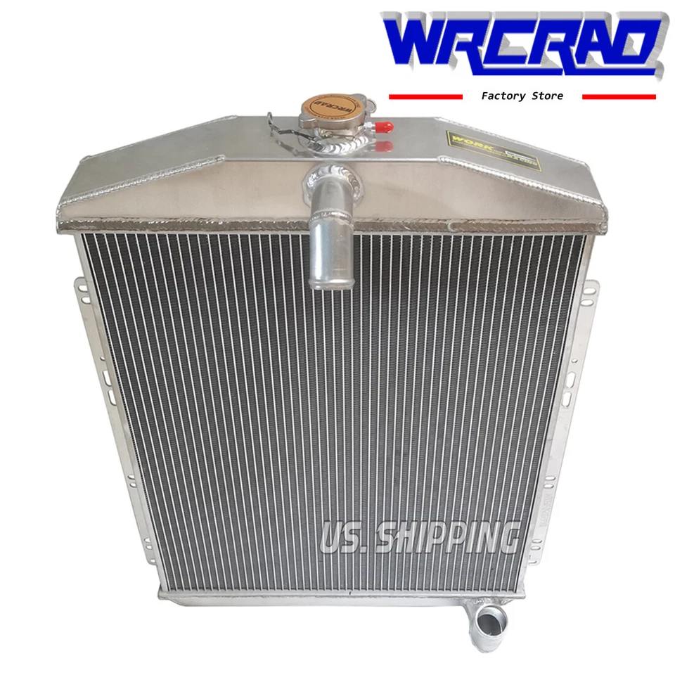 Radiador #CC42OL compatible con Oldsmobile serie 68 76 78 98 1942-1948 46 48 todo aluminio Foto 4 de 4