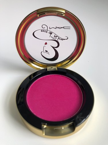 NIB MAC Rossy De Palma Powder Blush PINK DESIRE (Dirty Blue Pink) 6g/.21oz NEW - Picture 4 of 9
