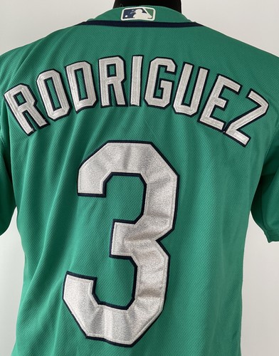 Majestic Authentic Seattle Mariners Alex Rodriguez #3 Stitched Jersey Size 40 - Picture 6 of 7