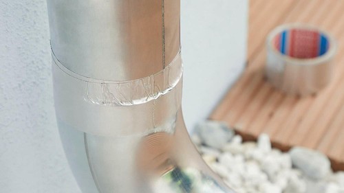 Aluminium self-Adhesive tape Tesa 10 m x 50 mm, protecting, covering, insulating - Picture 7 of 17