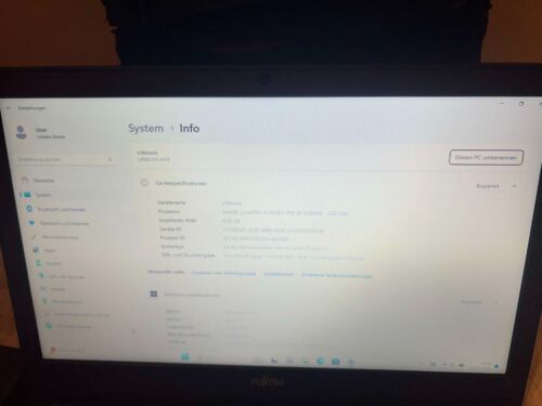 Fujitsu Lifebook A555 - 15,6" - Intel i3 - 8GB RAM - 250GB SSD - USB3 - Win11Pro - Bild 3 von 14