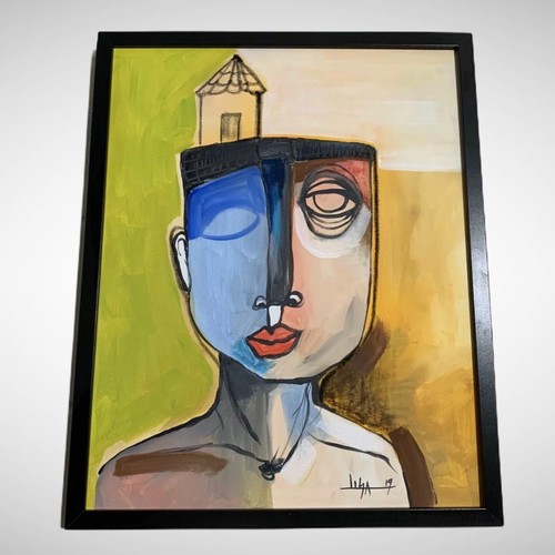 GEMÄLDE ACRYL ÖL PASTELLE AUF LEINWAND (RAHMEN ENTHALTEN) KUBANISCHE KUNST 16”X20” von Lisa. - Bild 11 von 11