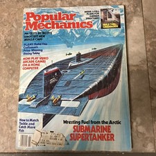 Popular Mechanics Magazine March 1982 Submarine Tanker, Muscle Cars