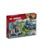 lego 10757 juniors jurassic world raptor rescue dinosaur toy