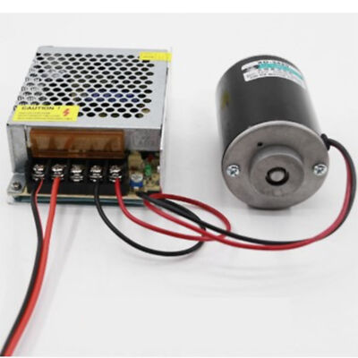 Motore DC Ad Alta Velocità 150W – 12V/24V, Rotazione CW/CCW, Perfetto Per Progetti Fai-da-te E Piccoli Elettrodomestici