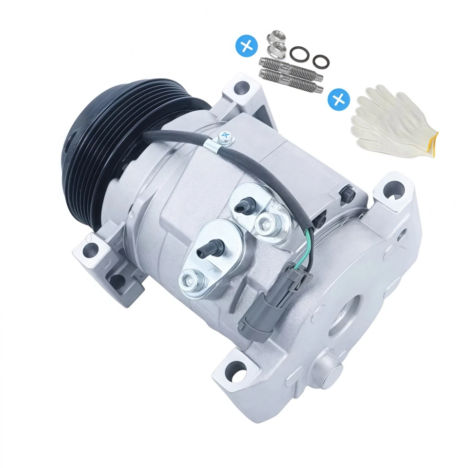 AC A/C Compressor For Chevrolet Silverado 1500 2003 2004 2005 2006 2007-2013 - Image 4 of 4