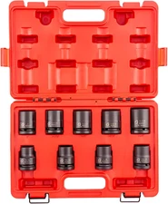 4687 3/4-Inch Drive 12-Point SAE Impact Socket Set, 9-Piece