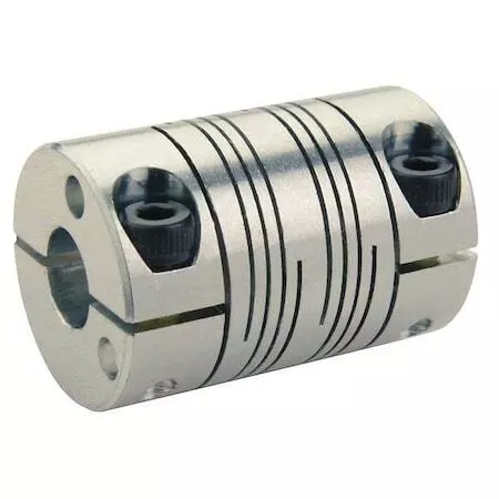 Ruland Fcr16-4-4-A Coupling,6 Beam Clamp,Bore 1/4 X 1/4 In