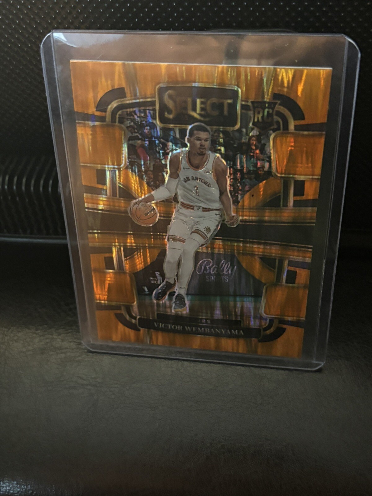 2023-24 Select Victor Wembanyama RC #87 Concourse Orange Flash Rookie Spurs ROY