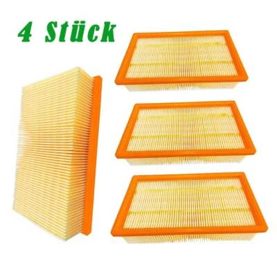 4x Flachfaltenfilter Filter für Kärcher Professional NT 35/1 TACT NT35/1 Ap, ECO