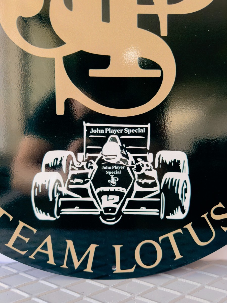 趣味・スポーツ・実用 Theme Lotus 1956-1986 Vintage John Player Special Team Lotus Heavy Metal Sign