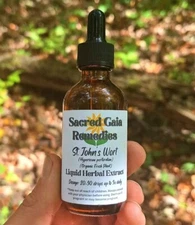 St. John's Wort Tincture, For Depression, SAD, Anxiety, Fresh Herbal Extract