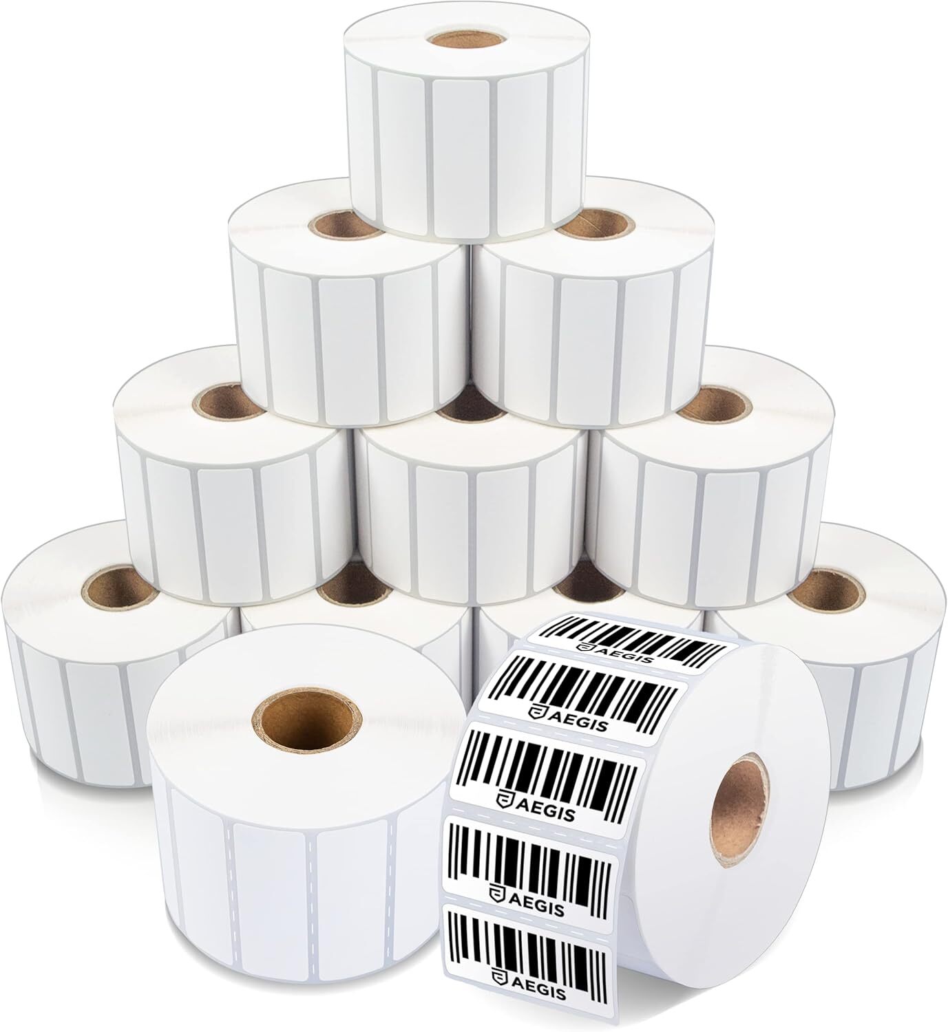 2 ¼ x ¾ Inch Perforated Direct Thermal Labels for Barcodes & Shipping
