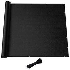 6' × 50' Outdoor Fence Windscreen Privacy Screen Shade Cover Garden Pool