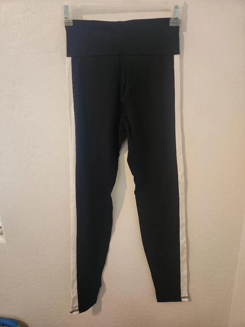 Divided H M Leggings Black White Stripe Women s Size X Small eBay