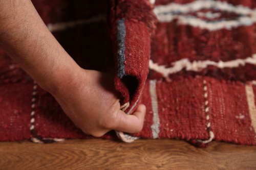 Soft Plush Moroccan Tribal 10' Oriental Rug Runner Handmade Wool Carpet 3x10 - Picture 7 of 12