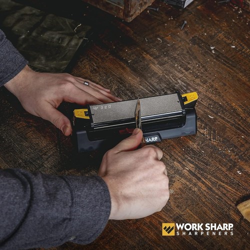 Benchstone Knife Sharpener, 3 sided for faster manual pocket or hunting knife... - Picture 9 of 10