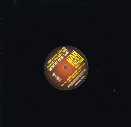 SHOW ME YOUR SOUL Promo Vinyl BAD BOYS Lenny Kravitz P.DIDDY Pharrell WMCST40350 - Imagen 2 de 2
