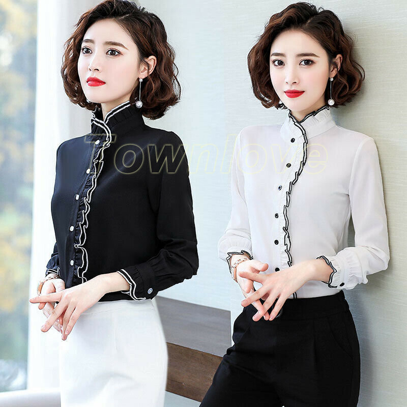 トップス Eaphi stand collar design blouse Eaphi stand collar design blouse