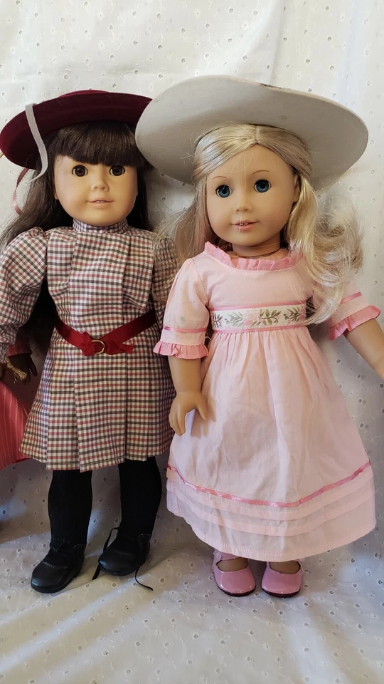 Pleasant Company American Girl Doll lote de 4 Addy, Kristen, Samantha,  Foto 2 de 4