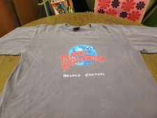 Vintage Retro Planet Hollywood Beyond Control T-Shirt Single Stich - Made In USA