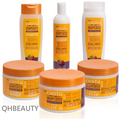 Cantu Traubenkernstärkung mit Sheabutter Haarpflege Kollektion 