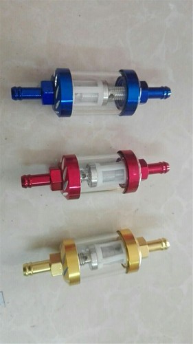 8mm 5/16''Fuel Filter Motorcycle Fuel Gas Filter Car Petrol Diesel Inline Tube - Picture 10 of 17
