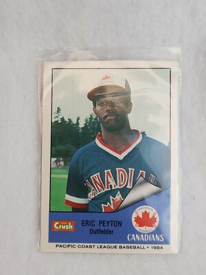 1984 Cramer Pacific Coast League Vancouver Canadians #41 Eric Peyton M2