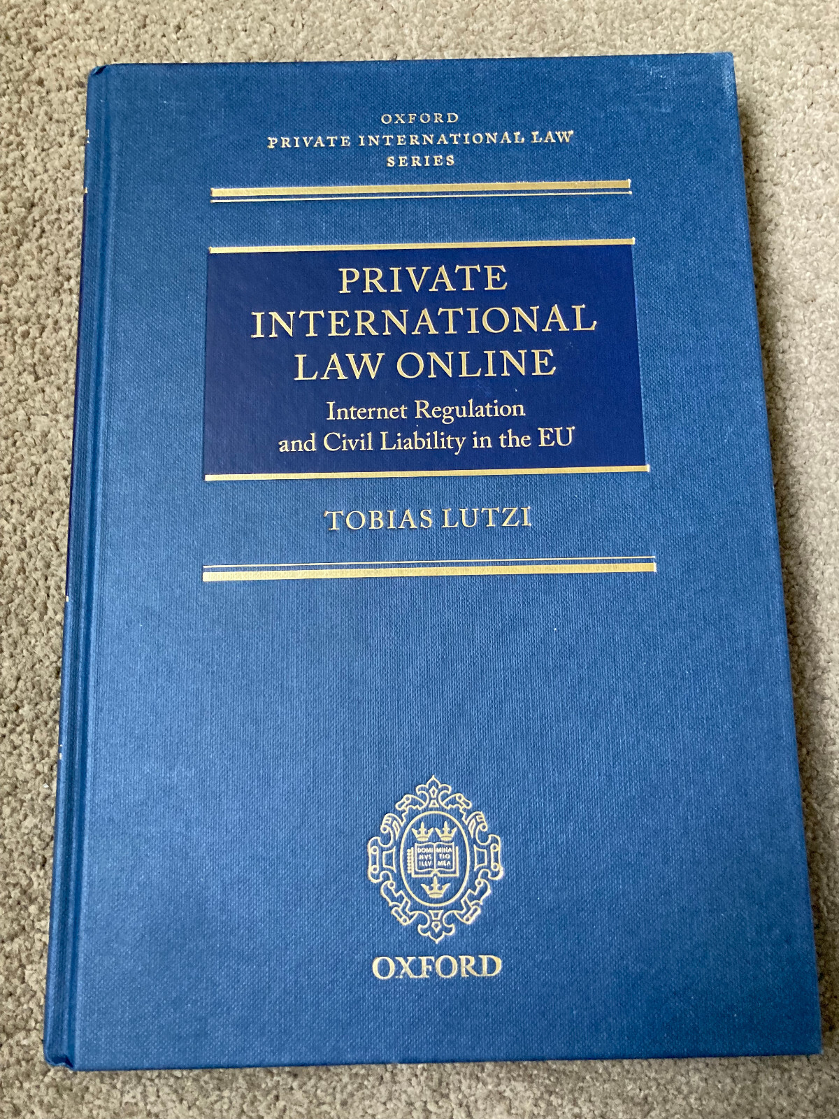 Private International Law Online by Tobias Lutzi
