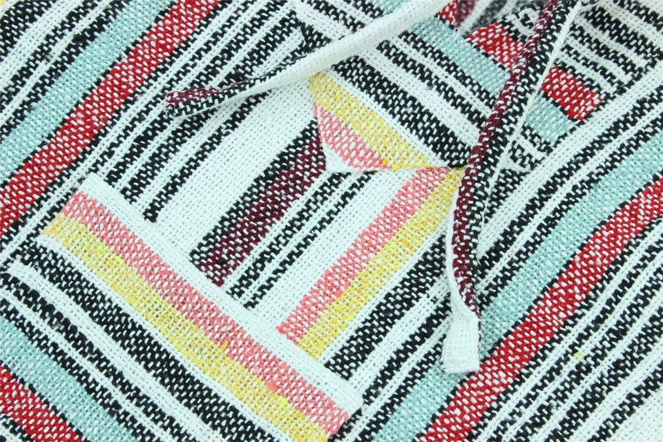 Mexican Baja Jerga Hoody - Rainbow