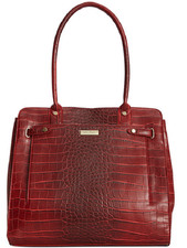 Marc Fisher Cherry Hill Belted Tote, Rubt, Medium