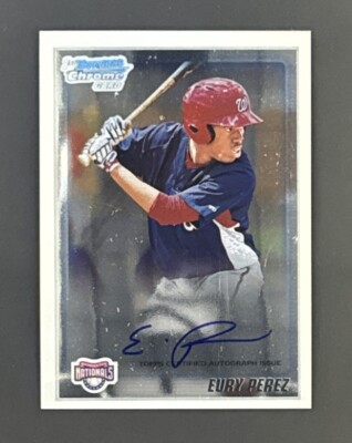 2010 Bowman Chrome - Prospects Autographs #BCP185 Eury Perez (AU, RC)
