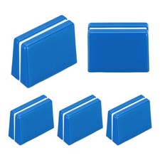 Universal Fader Knobs, Blue Mixer Fader Caps Plastic for DJ Console, 5Pcs