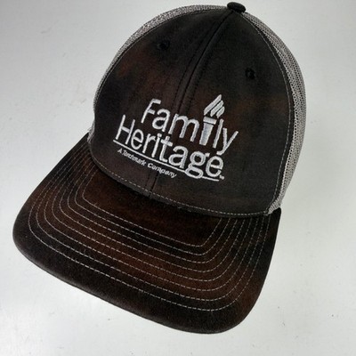 Richardson Stil 112 Truckerhut Herren Verstellbar Snapback Schwarz Grau Familie