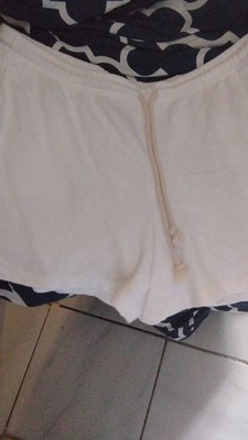 Universal Thread White Sleep Shorts L Women Elastic Waist Drawstring Casual