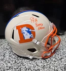 RJ HARVEY signed auto DENVER BRONCOS Full Size Rep Helmet w/ COA JSA WC484837