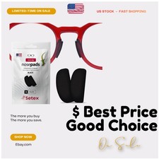 5 Pairs Gecko Grip 1mm Eyeglass Nose Pads - Microfiber Innovation, Made in USA