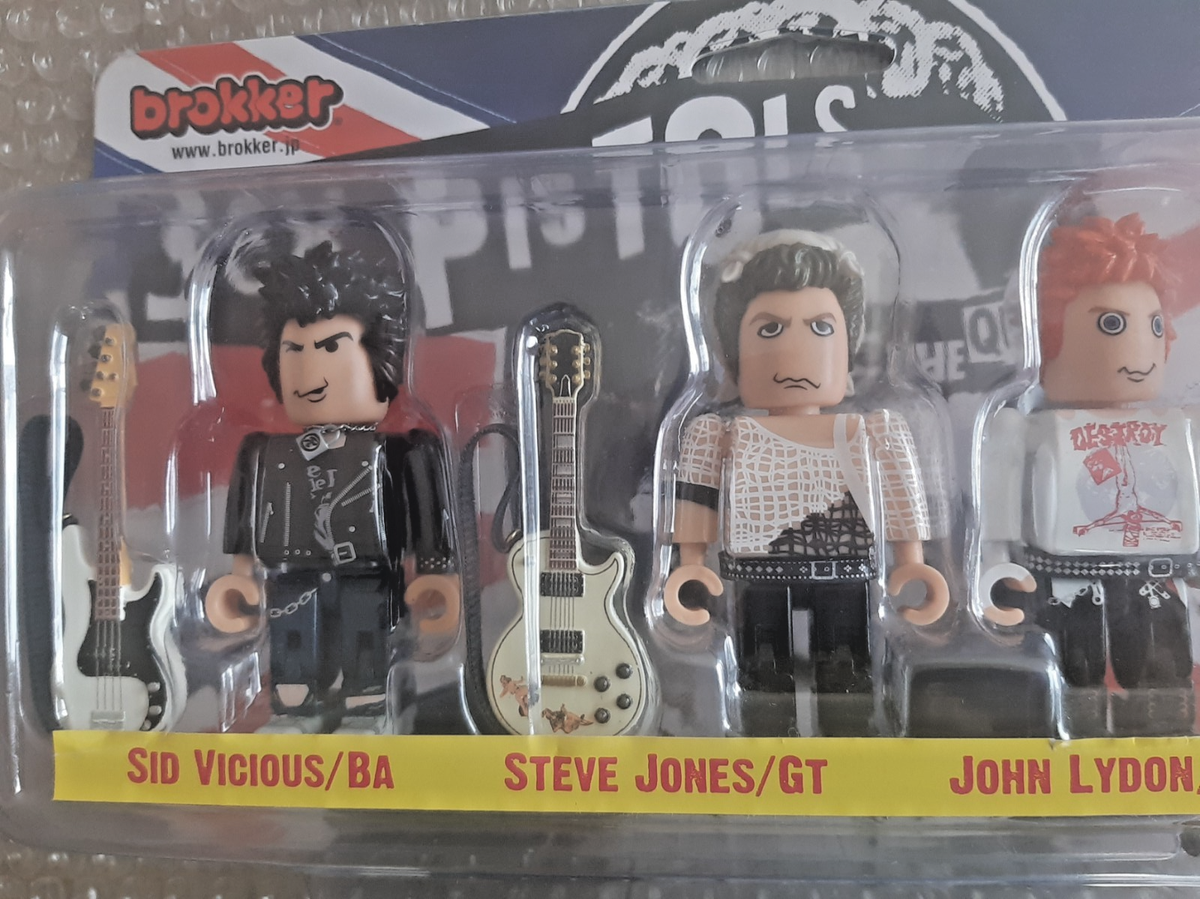 Sex Pistols 4フィギュアセット brokker SEX PISTOLS Punk Vanguard Band Figure Set 2018 Japan