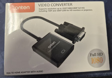 Lot of 5 Onten VGA to HDMI, 1080P VGA to HDMI Adapter Male to Female OTN-5138s