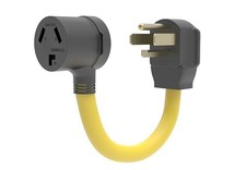 Dryer Charger Adapter NEMA 14-30P to 10-30R EV/RV Charger Adapter. 30 Amp 4