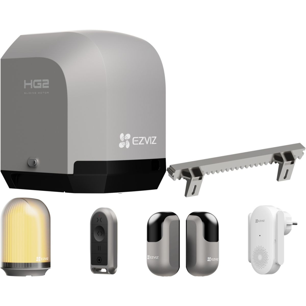 Moteur portail coulissant EZVIZ HG2 400 avec Wi-Fi HaLow longue portée et batterie de secours