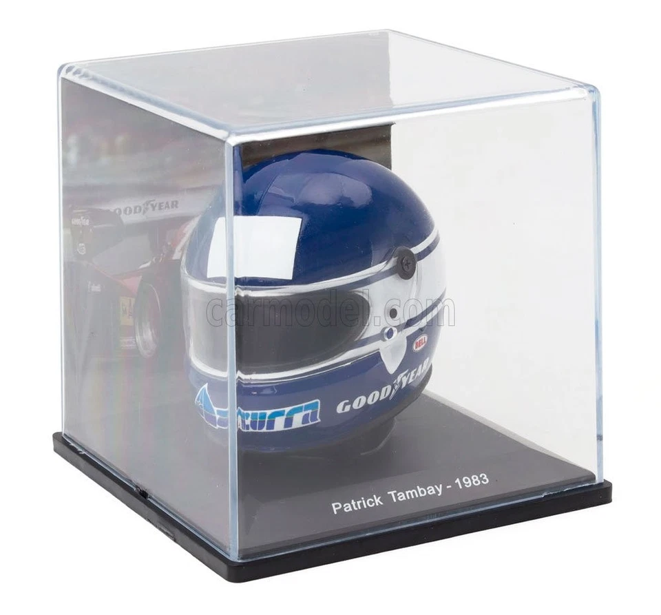 MODELLISMO AUTO STATICO HELMET F1 CASCO PATRICK TAMBAY 126/C2B FERRARI 1983 1/5 - Immagine 2 di 3