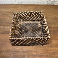 Rattan Squared Napkin Holder Basket