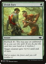 x4 Elvish Fury - Mystery Booster - NM - MTG