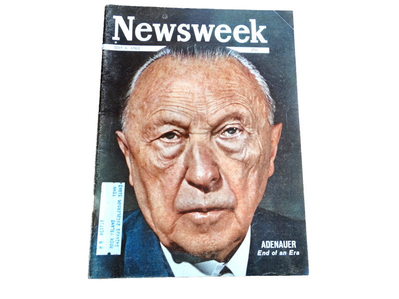 Newsweek – May 6, 1963 – West Germany’s Konrad Adenauer