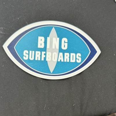 Bing Surfboards Surf Sticker  1960s Logo Measures 5 x 3 inches