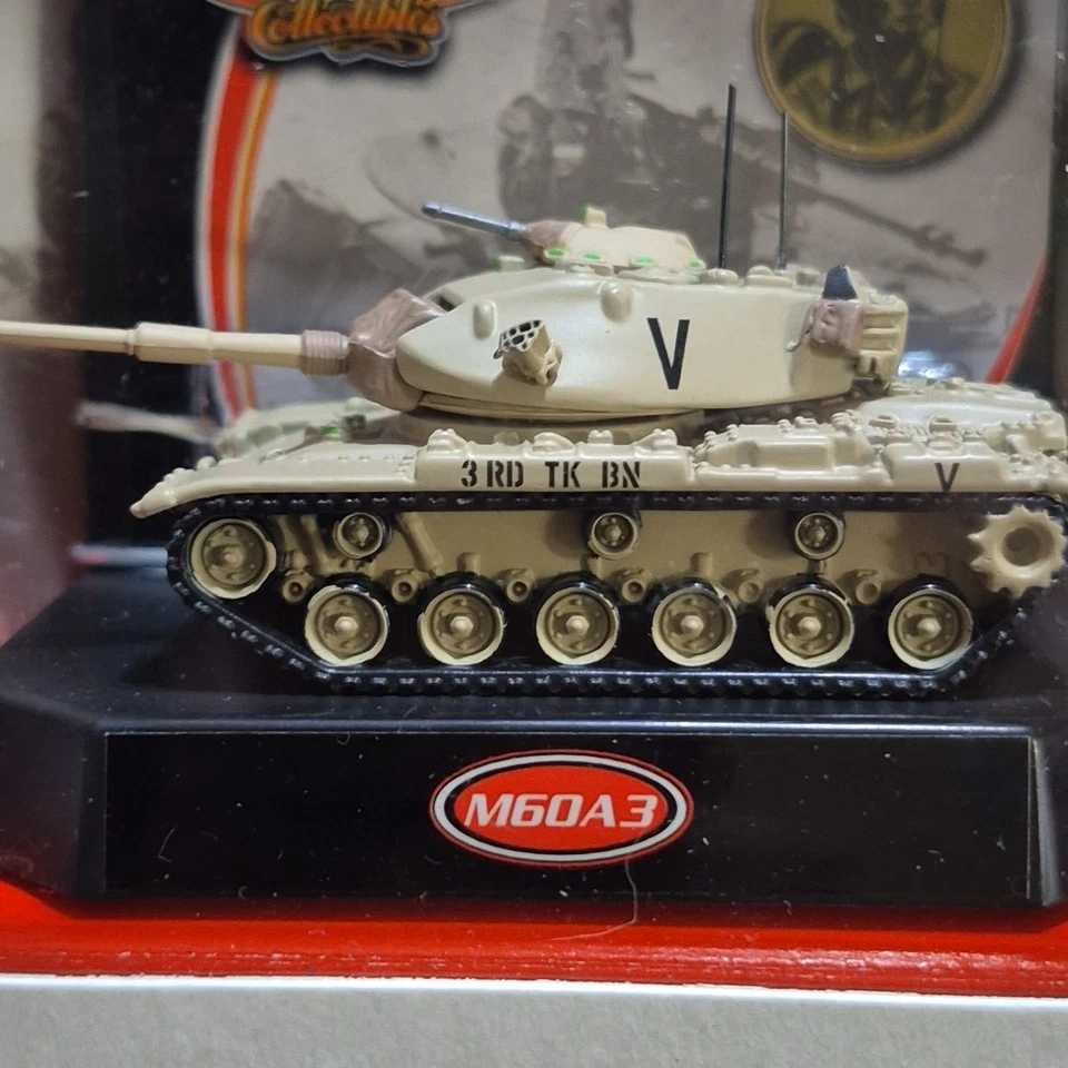 Matchbox Tank 2001 coleccionable M60A3 50 aniversario nuevo sellado Foto 2 de 4